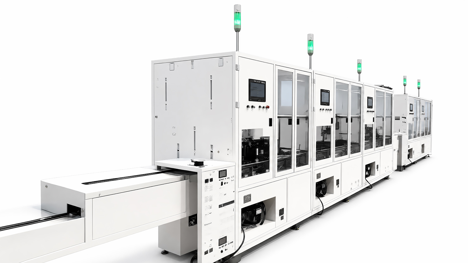 Fully Automatic MCIO High-Speed Cable Wire Preparation and Hot Bar Soldering Line1