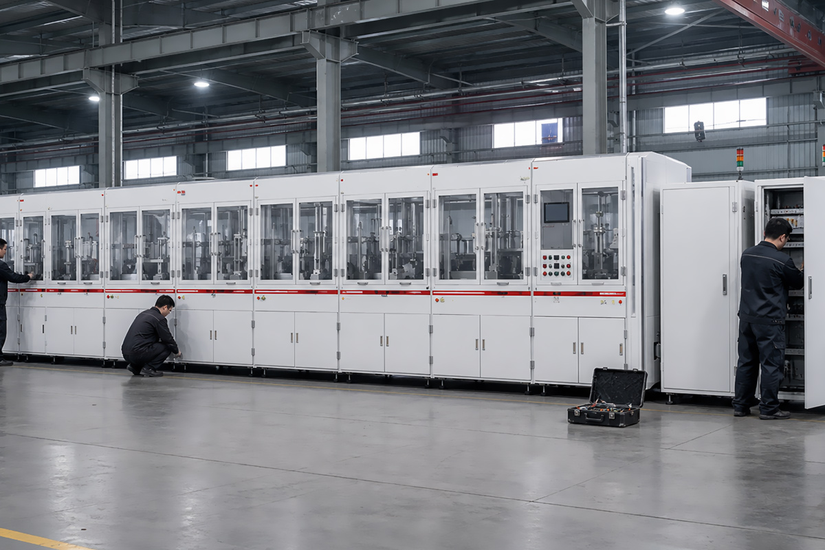 A certain company's Fakra wiring harness product automatic line A certain company's Fakra wiring harness product automatic line