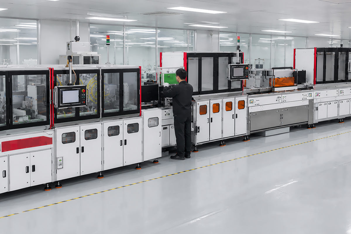 A certain company's NearStack 100Ω Connector and cable assembly automatic line A certain company's NearStack 100Ω connector and cable assembly automatic line